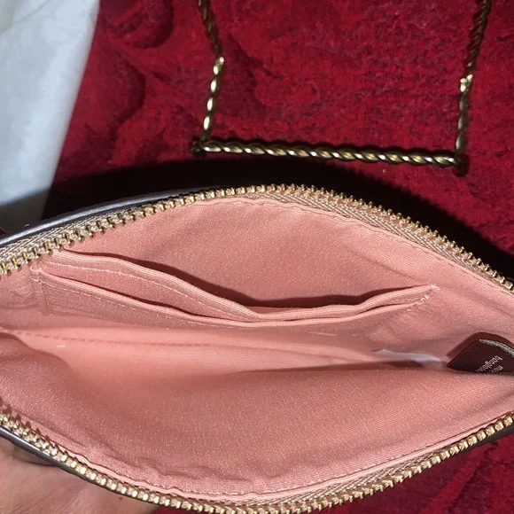 COACH Floral Beige Wristlet - Picture 3 of 6